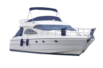 Pose d'arceaux de bateau