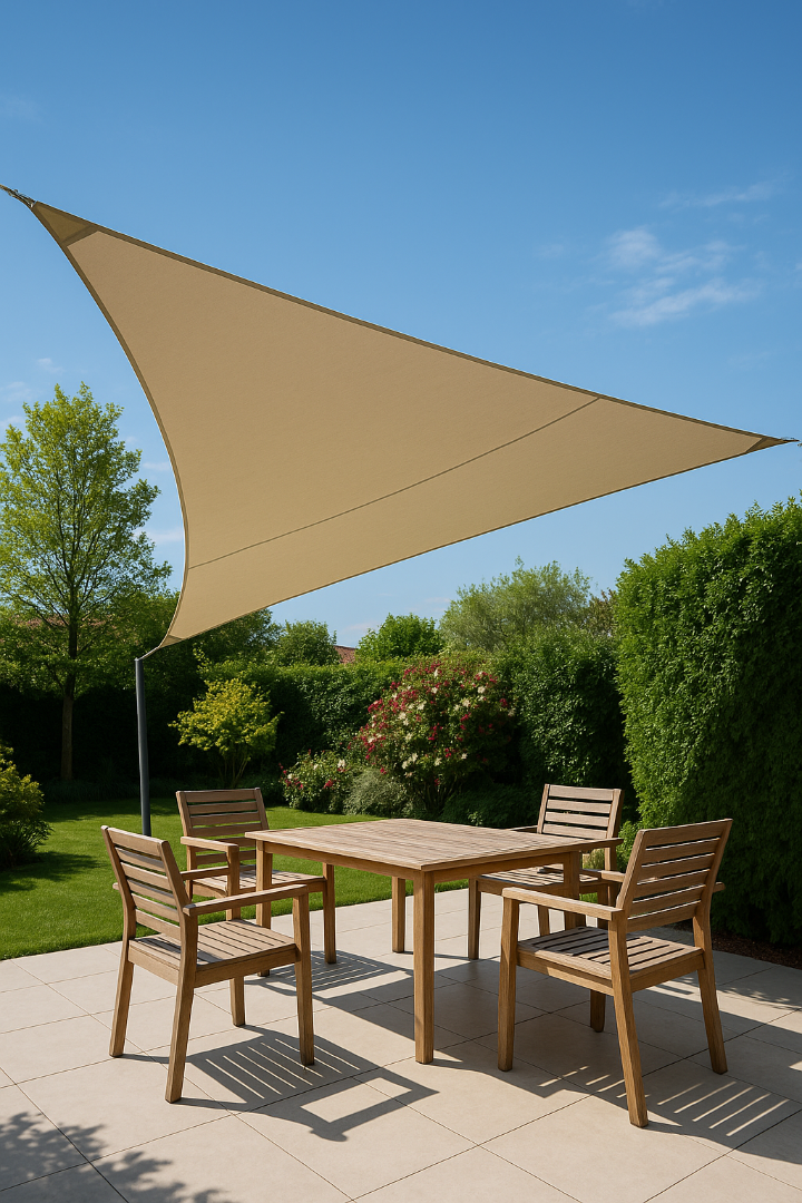 Toiles d’ombrage : la solution élégante pour protéger votre terrasse ou jardin